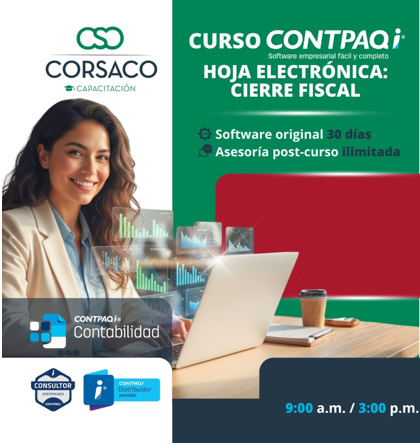 Hoja Electrónica de CONTPAQi® Contabilidad – Cierre Fiscal
