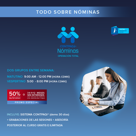 CONTPAQi® Nominas: Operación Total